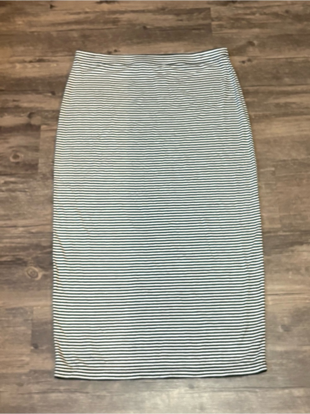 Max Studio Black and White Striped Pencil Skirt Size Small